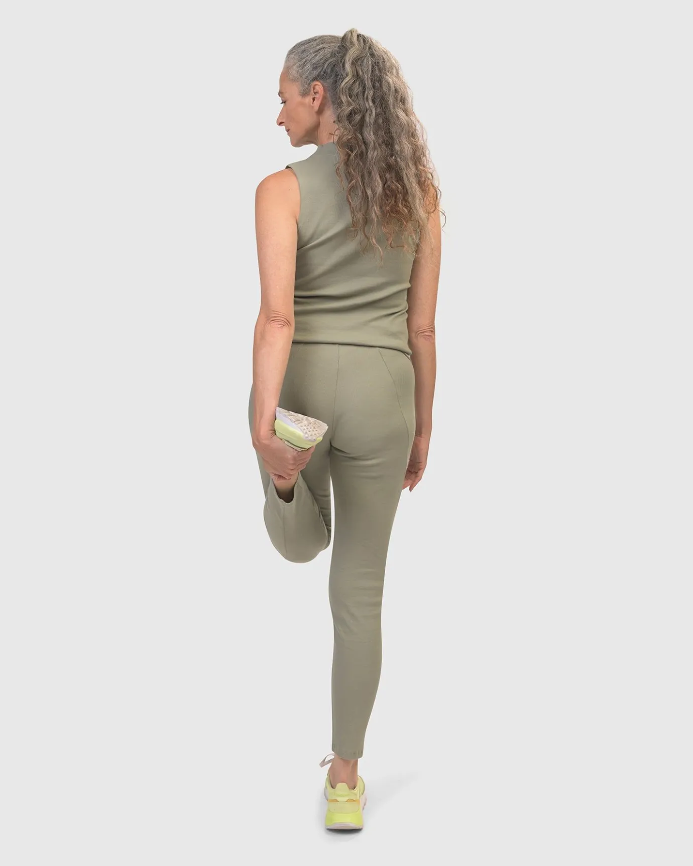 Women Alembika Tops & Tunics<Asana High-Neck Top, Nature