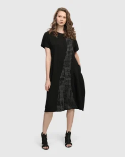 Women Alembika Dresses<Athena Relaxed Cocoon Dress, Net