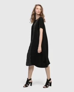 Women Alembika Dresses<Athena Relaxed Cocoon Dress, Net