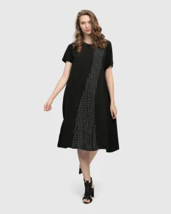 Women Alembika Dresses<Athena Relaxed Cocoon Dress, Net