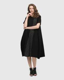 Women Alembika Dresses<Athena Relaxed Cocoon Dress, Net