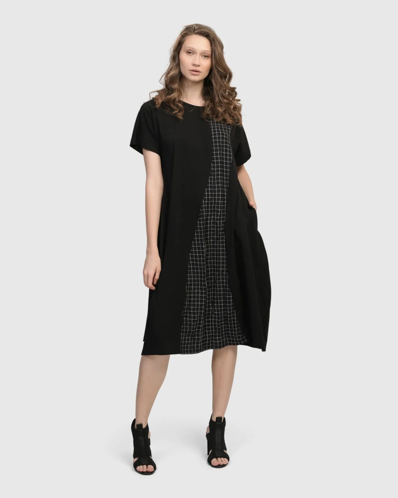 Women Alembika Plus<Athena Relaxed Cocoon Dress, Net