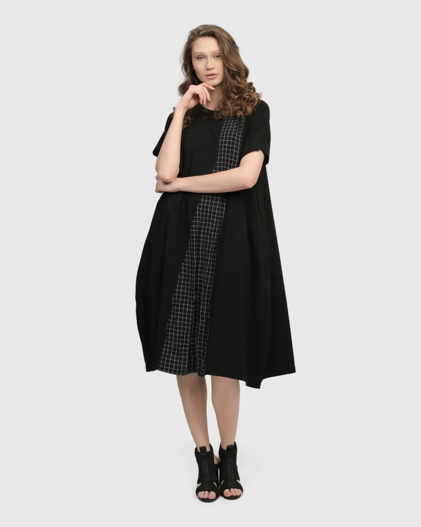 Women Alembika Plus<Athena Relaxed Cocoon Dress, Net