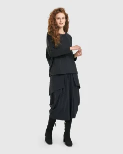 Women Alembika Tops & Tunics<Audrey Relaxed Top, Pinstripes
