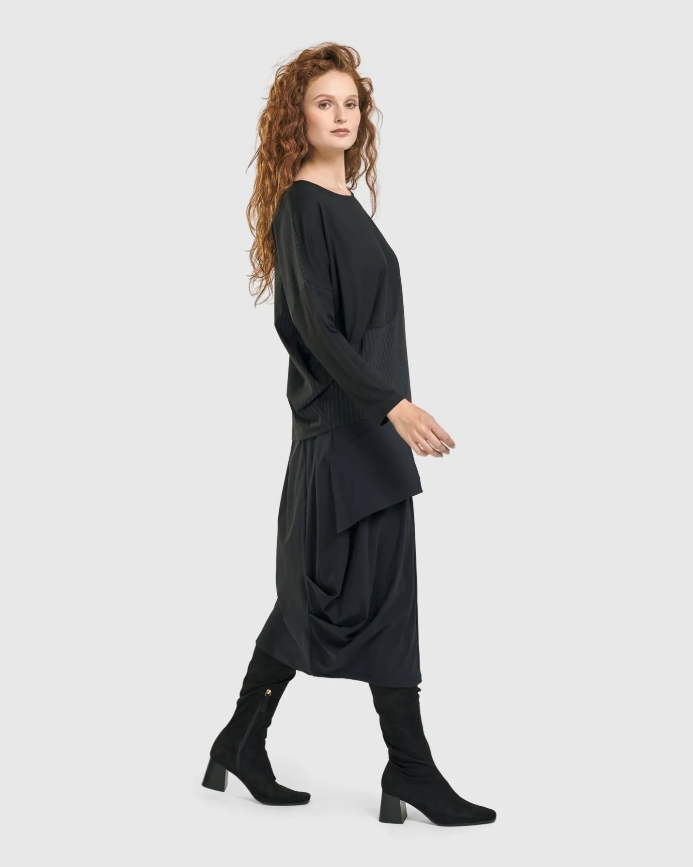 Women Alembika Tops & Tunics<Audrey Relaxed Top, Pinstripes