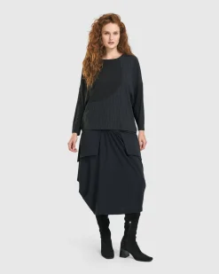 Women Alembika Tops & Tunics<Audrey Relaxed Top, Pinstripes