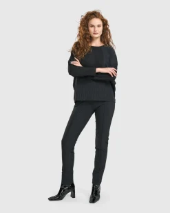 Women Alembika Pants & Skirts<Audrey Slim Pants, Pinstripes