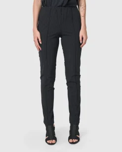 Women Alembika Plus<Audrey Slim Pants, Pinstripes