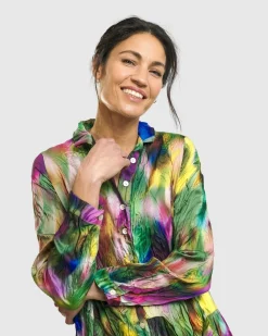 Women Alembika Dresses<Aurora Wonderful Pocket Dress, Watercolor