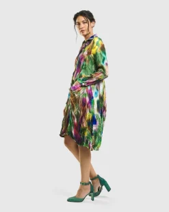 Women Alembika Dresses<Aurora Wonderful Pocket Dress, Watercolor