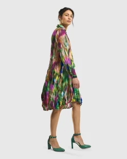 Women Alembika Plus<Aurora Wonderful Pocket Dress, Watercolor