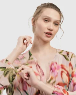 Women Alembika Dresses<Azalea Chiffon Maxi Dress, Floral