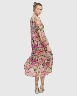 Women Alembika Dresses<Azalea Chiffon Maxi Dress, Floral