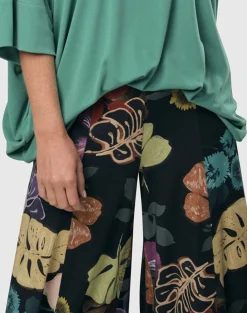 Women Alembika Pants & Skirts<Bali Punto Pants, Leaves Multi