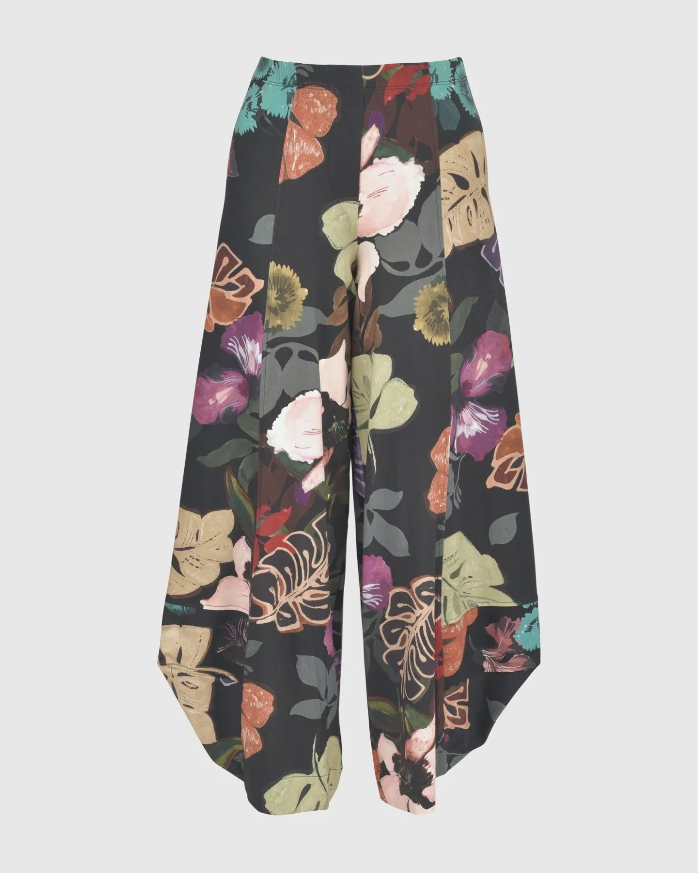 Women Alembika Plus<Bali Punto Pants, Leaves Multi