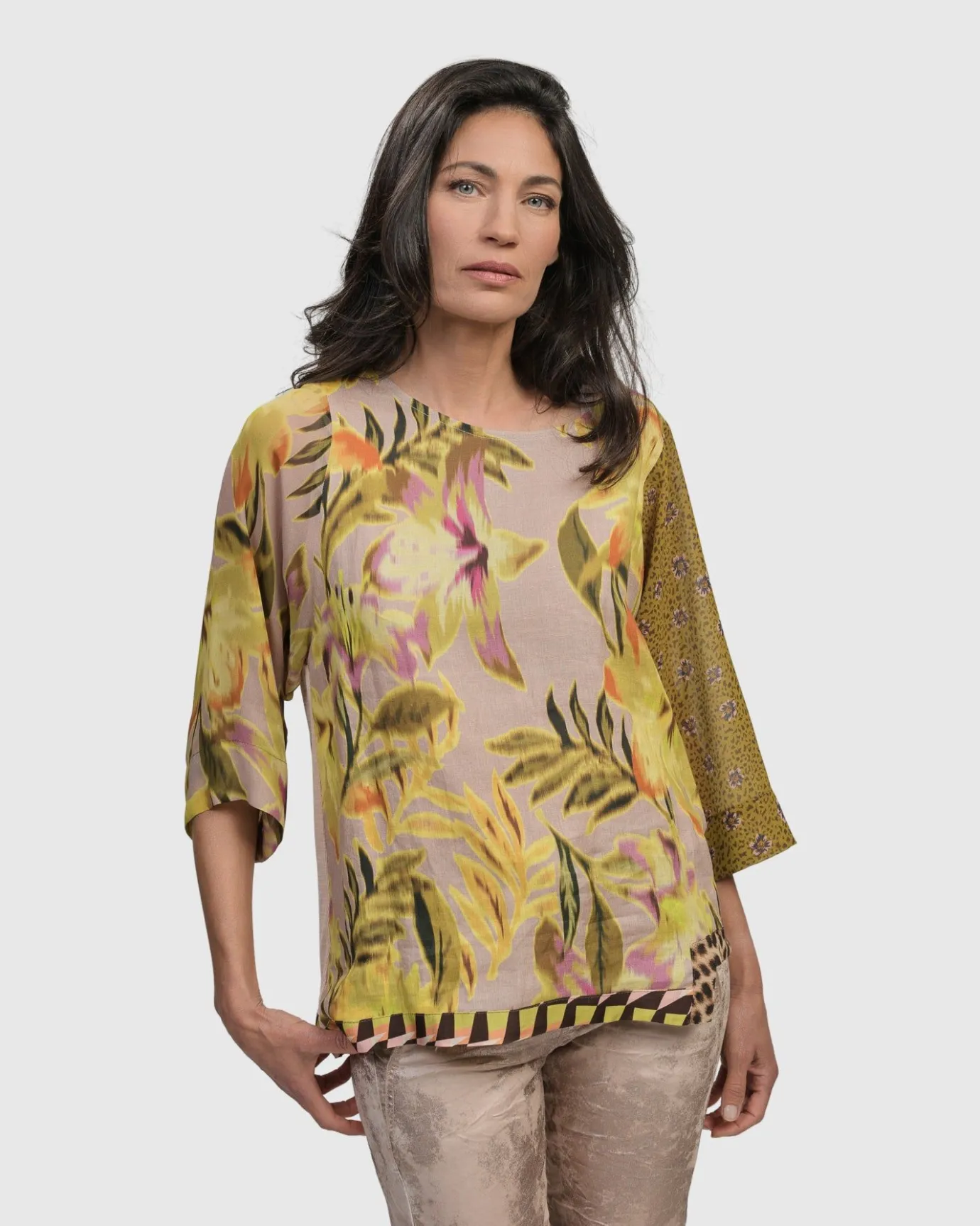 Women Alembika Plus<Beachside Top, Mix
