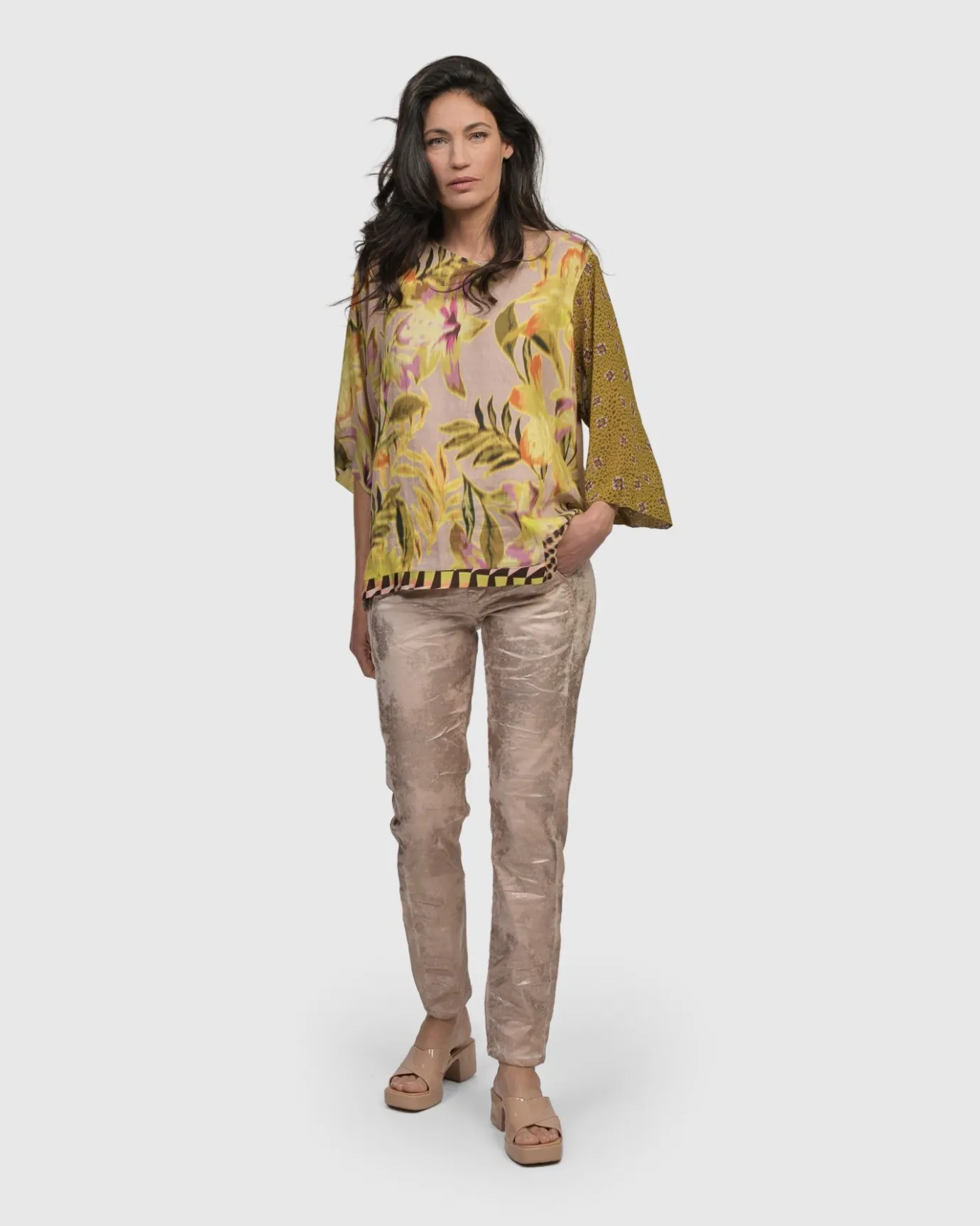 Women Alembika Plus<Beachside Top, Mix