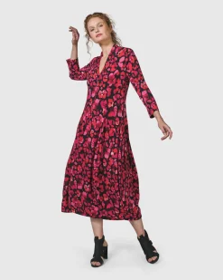 Women Alembika Plus<Begonia Cocoon Dress, Petals