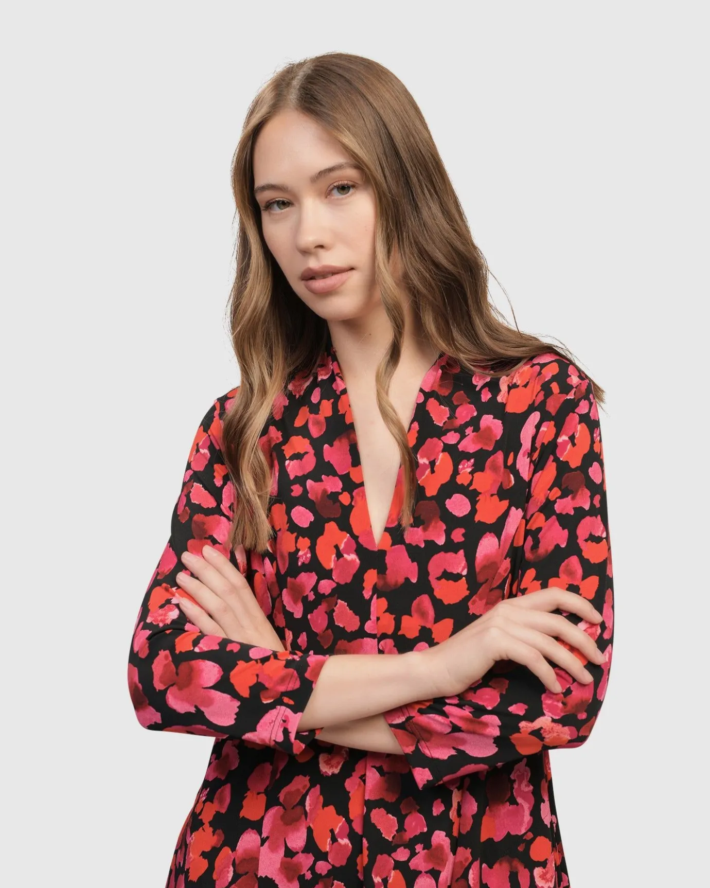 Women Alembika Plus<Begonia Cocoon Dress, Petals