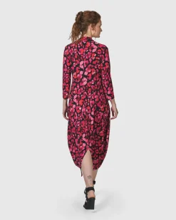 Women Alembika Plus<Begonia Cocoon Dress, Petals