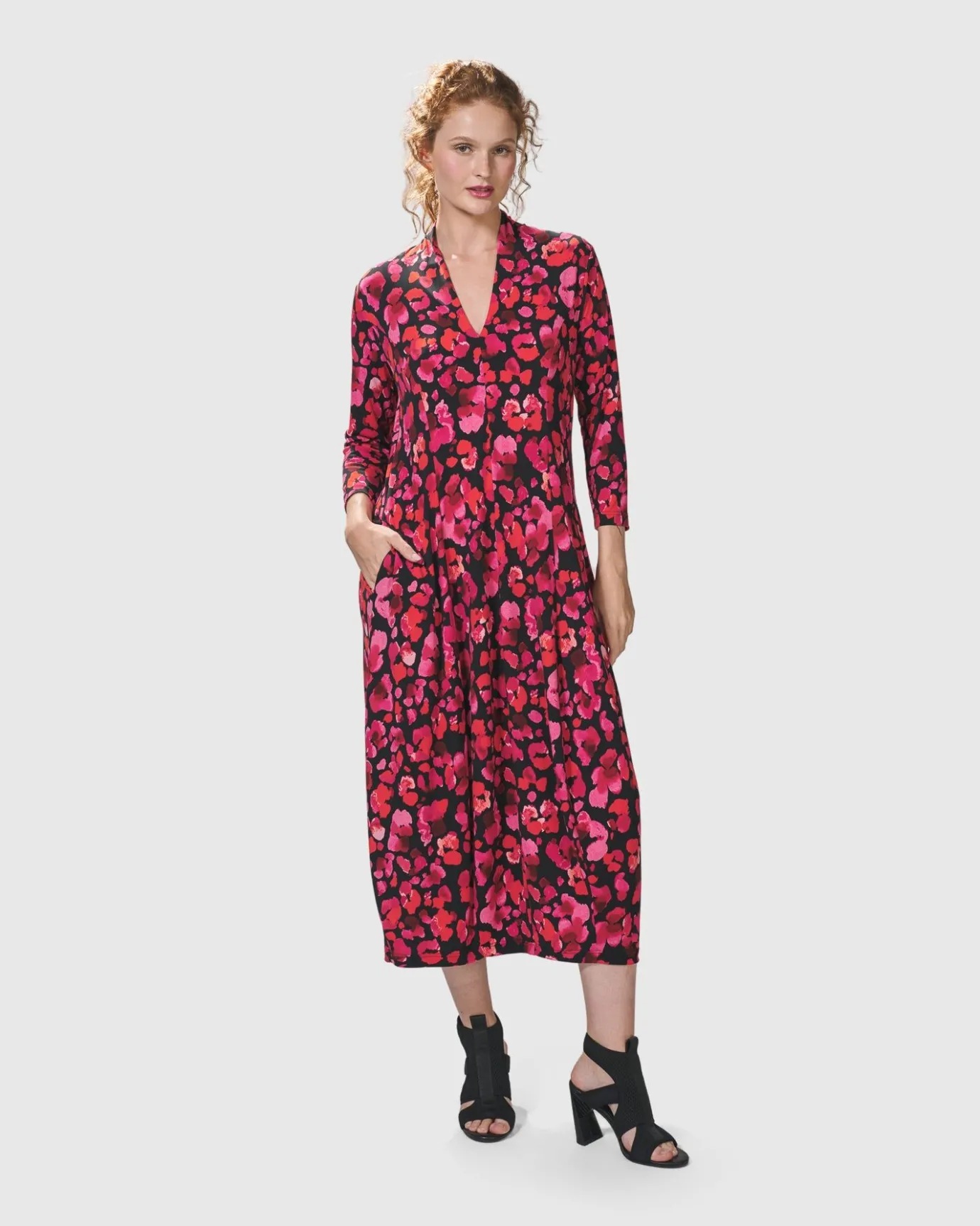 Women Alembika Dresses<Begonia Cocoon Dress, Petals
