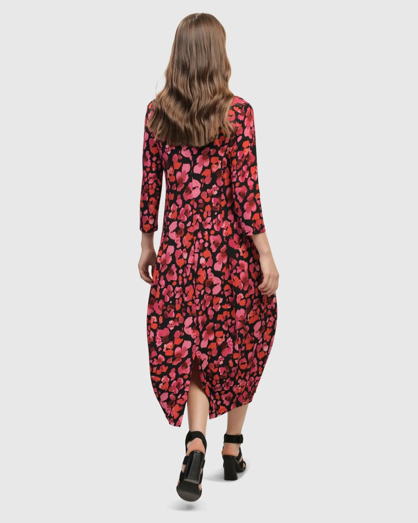 Women Alembika Dresses<Begonia Cocoon Dress, Petals