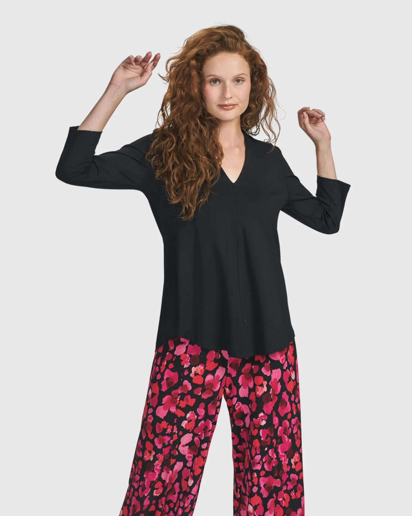Women Alembika Pants & Skirts<Begonia Punto Pants, Petals