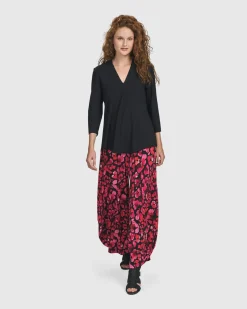Women Alembika Pants & Skirts<Begonia Punto Pants, Petals