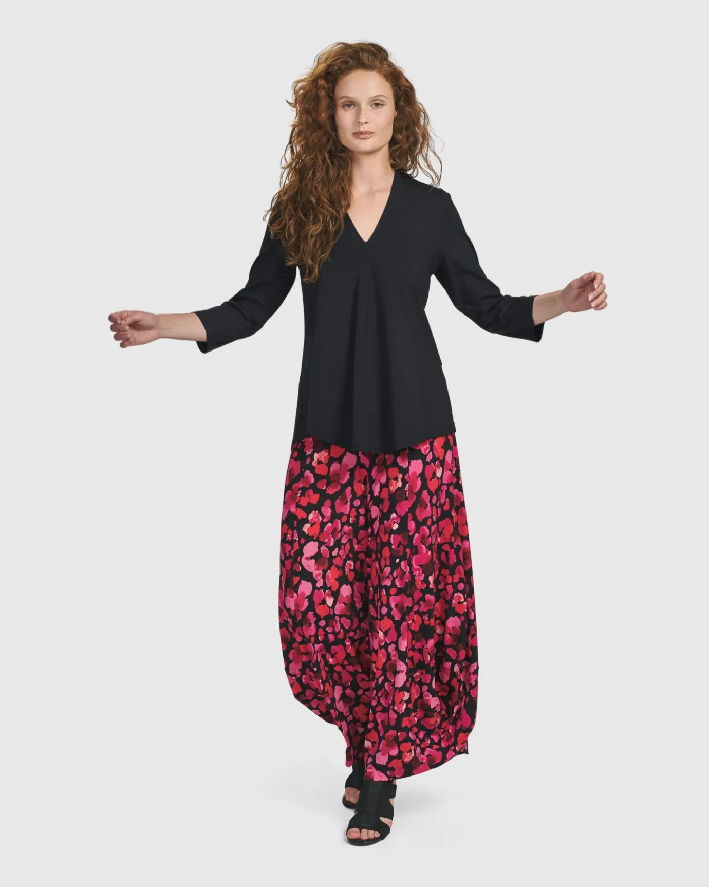 Women Alembika Pants & Skirts<Begonia Punto Pants, Petals