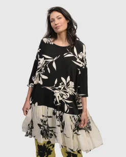 Women Alembika Plus<Bellini Relaxed Dress, Floral