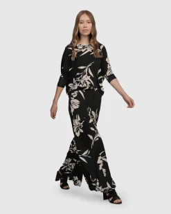 Women Alembika Plus<Benedetta Palazzo Pants, Floral