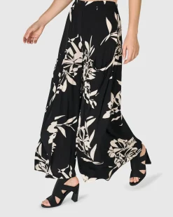Women Alembika Pants & Skirts<Benedetta Palazzo Pants, Floral