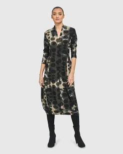 Women Alembika Dresses<Bermuda Cocoon Dress, Coffee