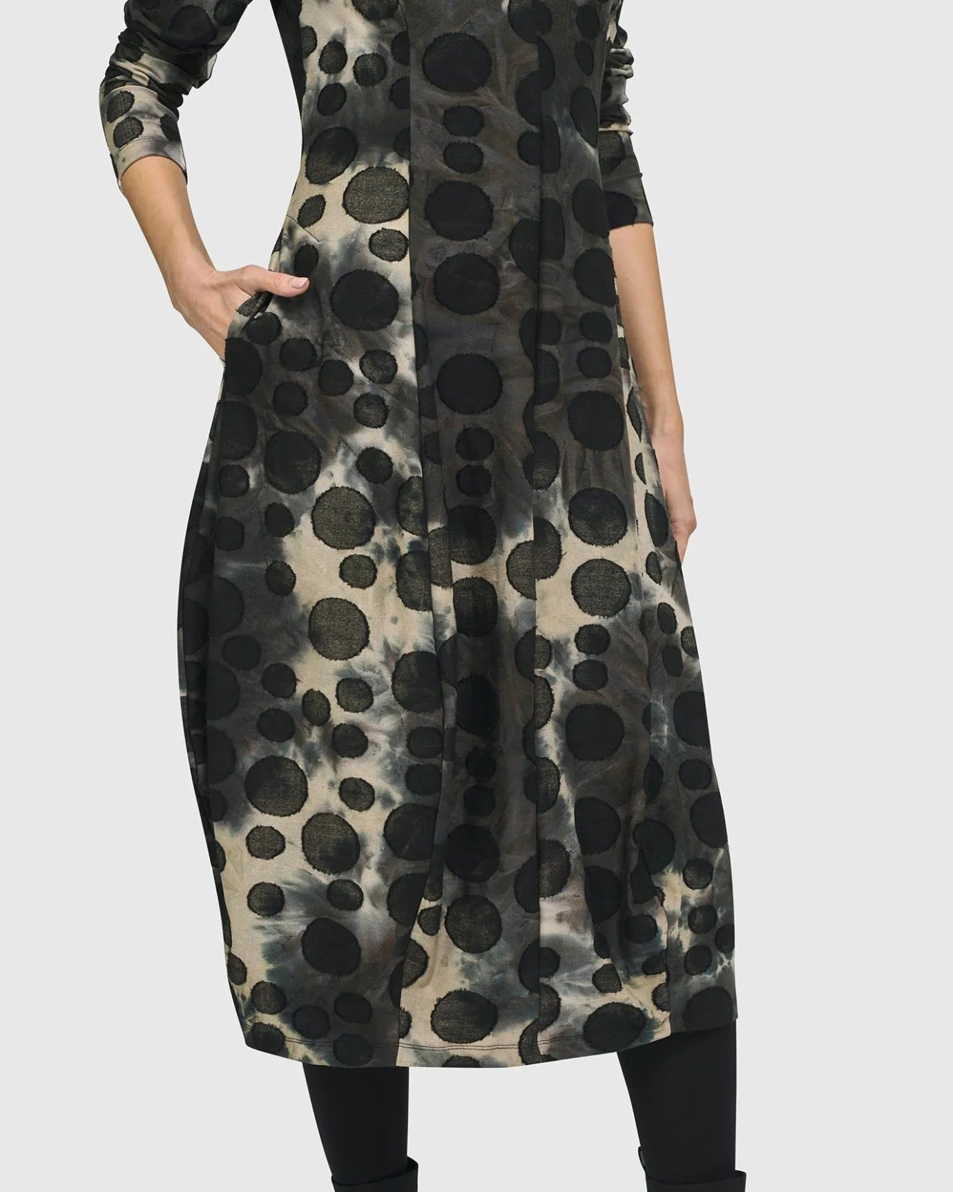 Women Alembika Dresses<Bermuda Cocoon Dress, Coffee