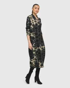 Women Alembika Dresses<Bermuda Cocoon Dress, Coffee