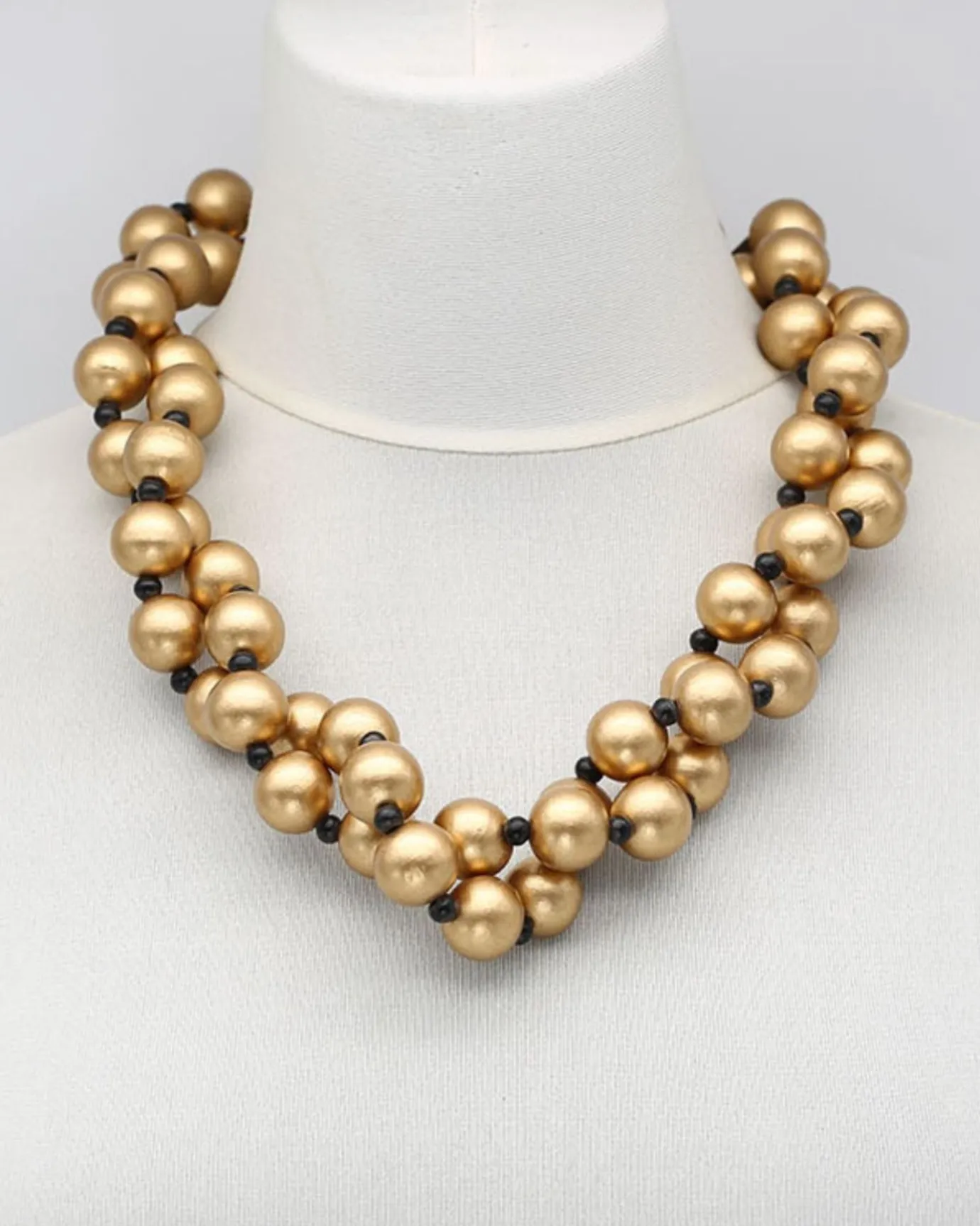 Women Alembika Accessories<Big Bead Necklace, Gold
