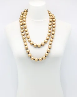 Women Alembika Accessories<Big Bead Necklace, Gold