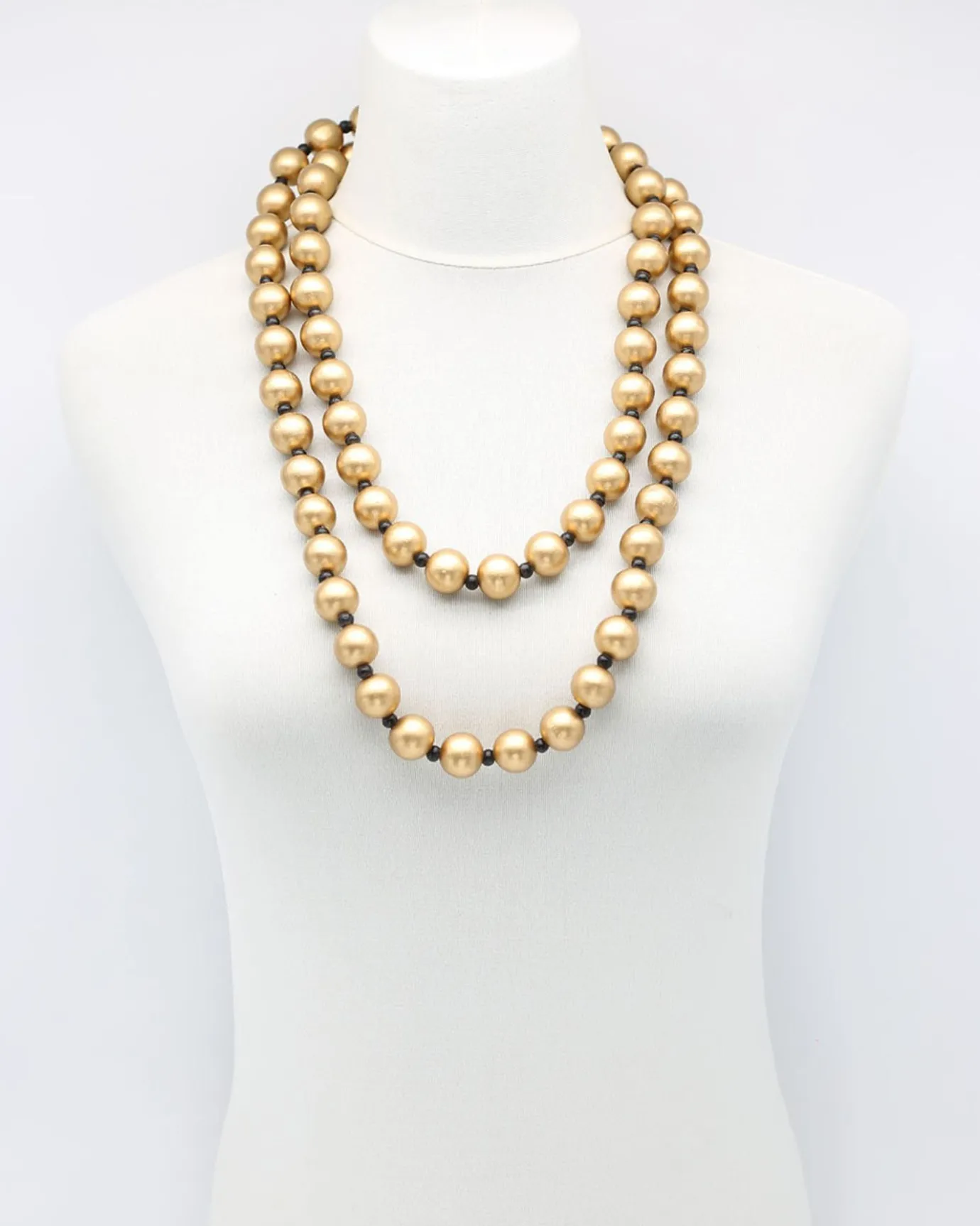 Women Alembika Accessories<Big Bead Necklace, Gold