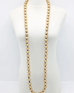 Women Alembika Accessories<Big Bead Necklace, Gold