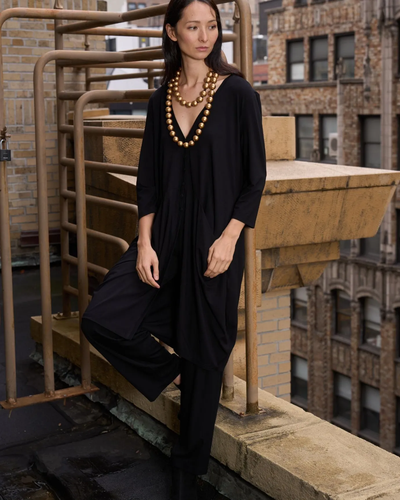 Women Alembika Accessories<Big Bead Necklace, Gold
