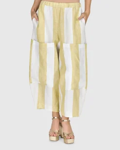 Women Alembika Plus<Boardwalk Pants, Citron