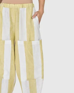 Women Alembika Plus<Boardwalk Pants, Citron