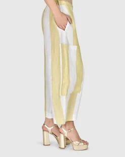 Women Alembika Plus<Boardwalk Pants, Citron