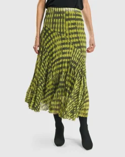 Women Alembika Pants & Skirts<Bohemia Swing Skirt, Yellow