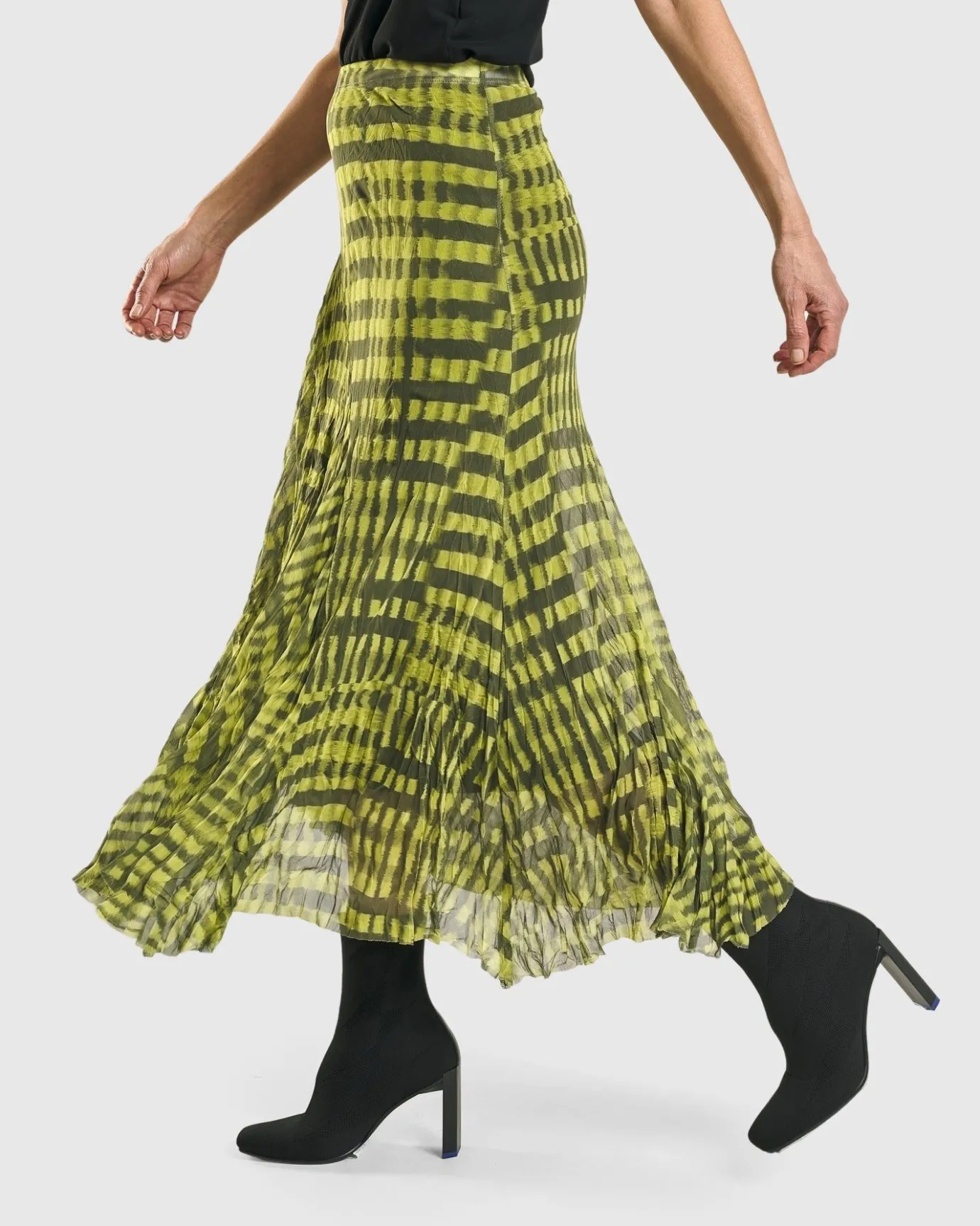 Women Alembika Pants & Skirts<Bohemia Swing Skirt, Yellow