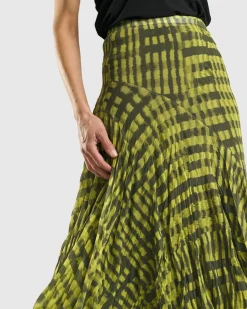 Women Alembika Pants & Skirts<Bohemia Swing Skirt, Yellow