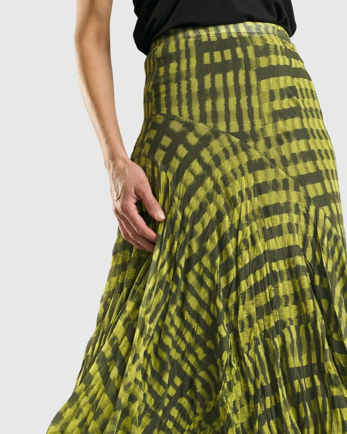 Women Alembika Pants & Skirts<Bohemia Swing Skirt, Yellow