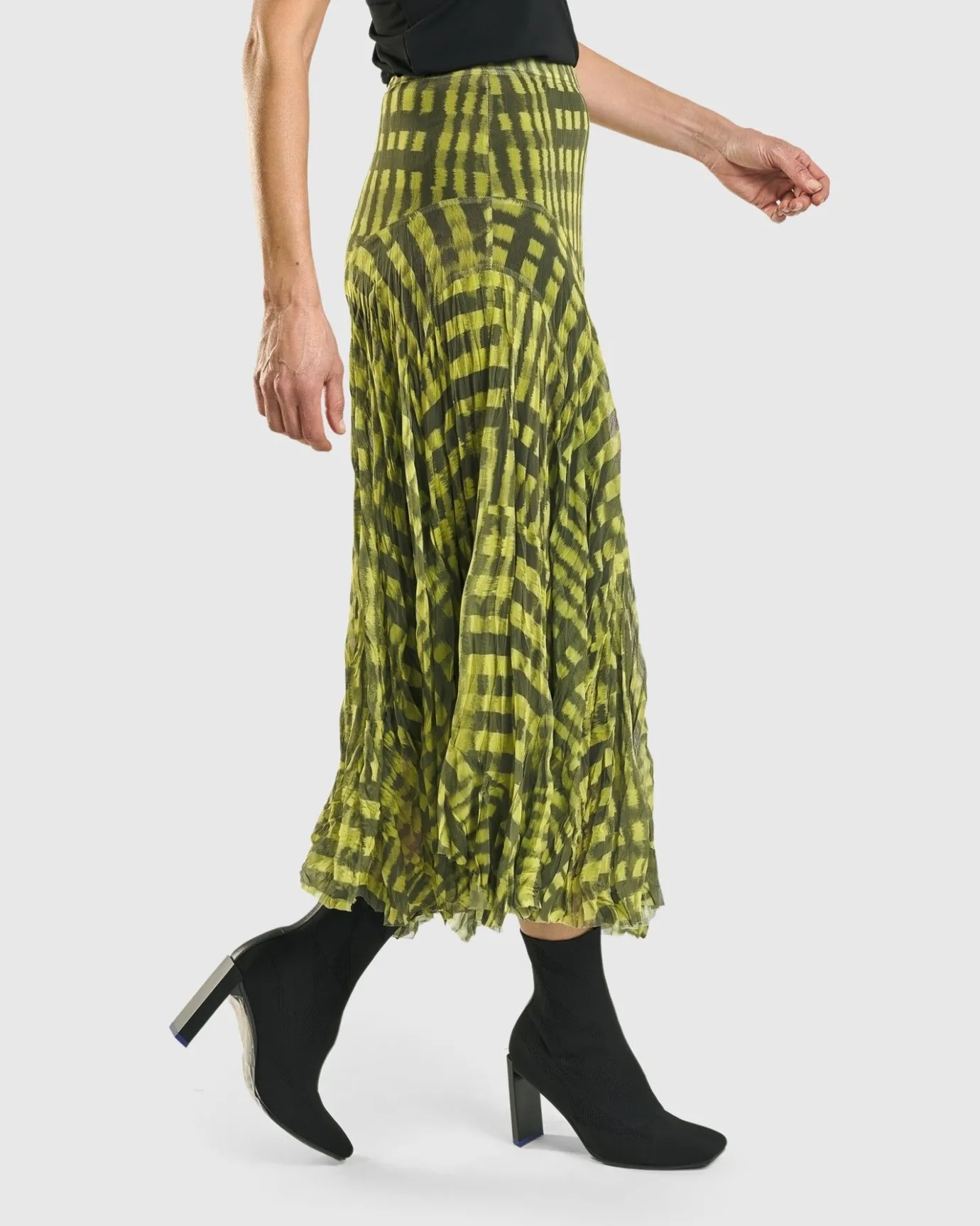 Women Alembika Pants & Skirts<Bohemia Swing Skirt, Yellow