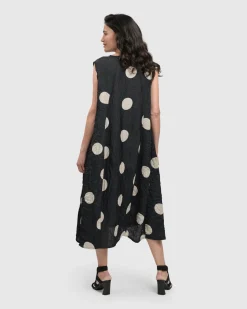 Women Alembika Dresses<Bold Dot, Sleeveless Maxi Dress, Lace