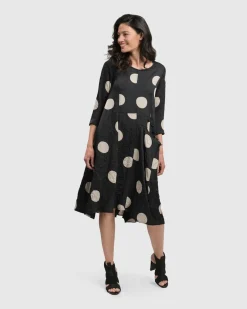 Women Alembika Dresses<Bold Dot, Wonderful Dress, Moon
